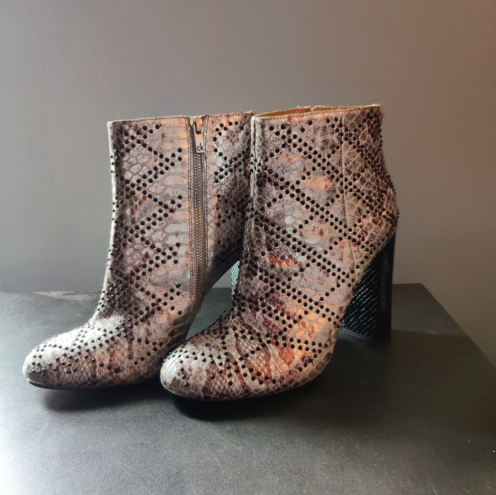 Calvin Klein studded heel boots - Jamine